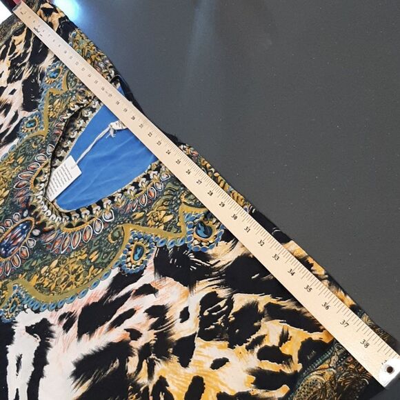 Gypsie Blu "Live to be Free" Caftan Blouse - Picture 7 of 11